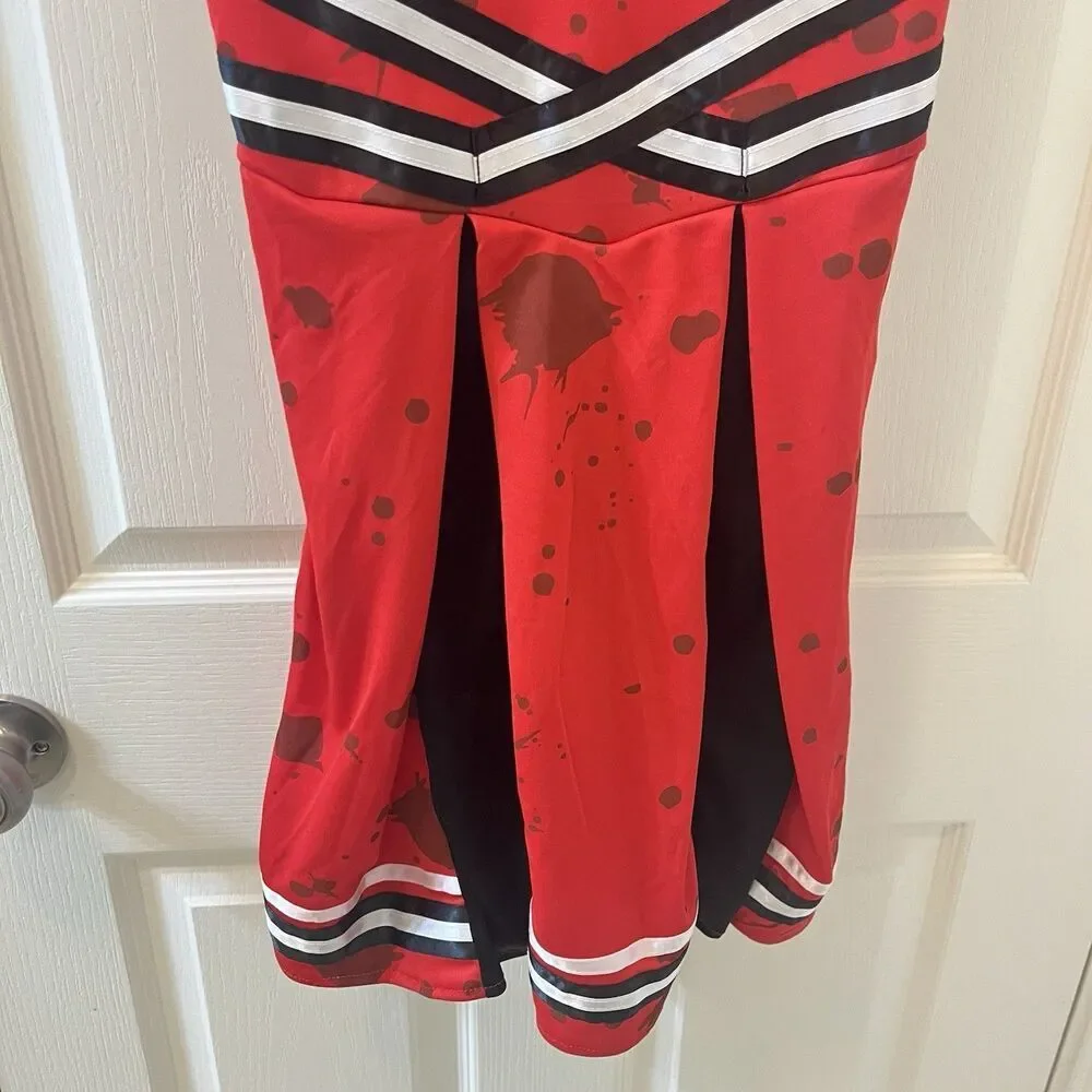 Chasing Fireflies Zombie University Cheerleader Cheer Costume Halloween Size 14